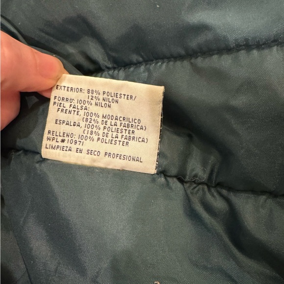 Vintage women’s Braetan faux fur hooded coat in green - Picture 11 of 12